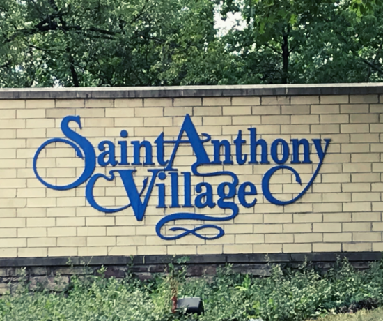 St. Anthony Village sign